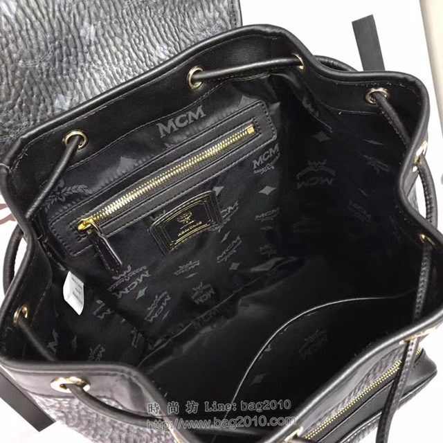 MCM雙肩包 原單 5820 新款MCM 特殊款抽繩雙肩包 百搭時髦款 MCM女背包  mdmc1410